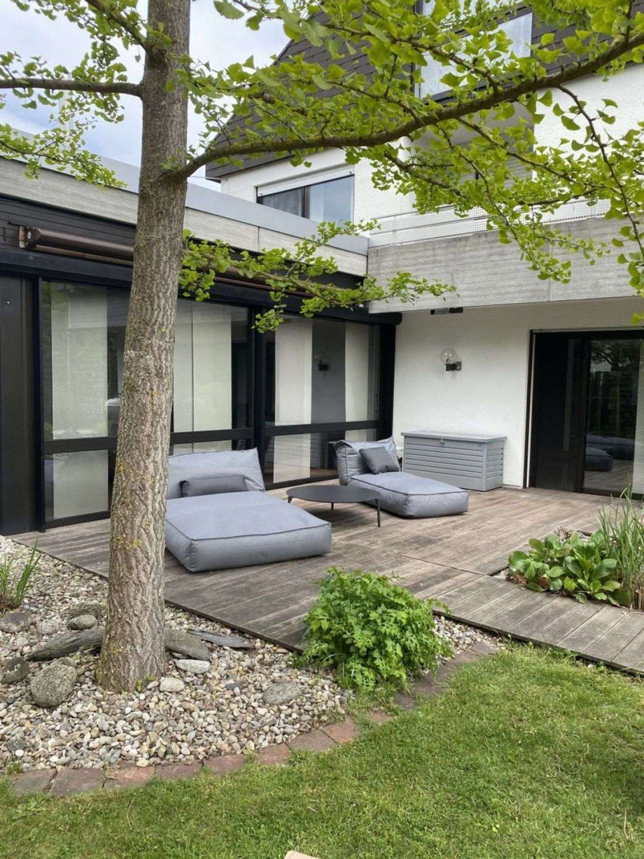 Terrasse Doppelhaush�lfte Langweid am Lech