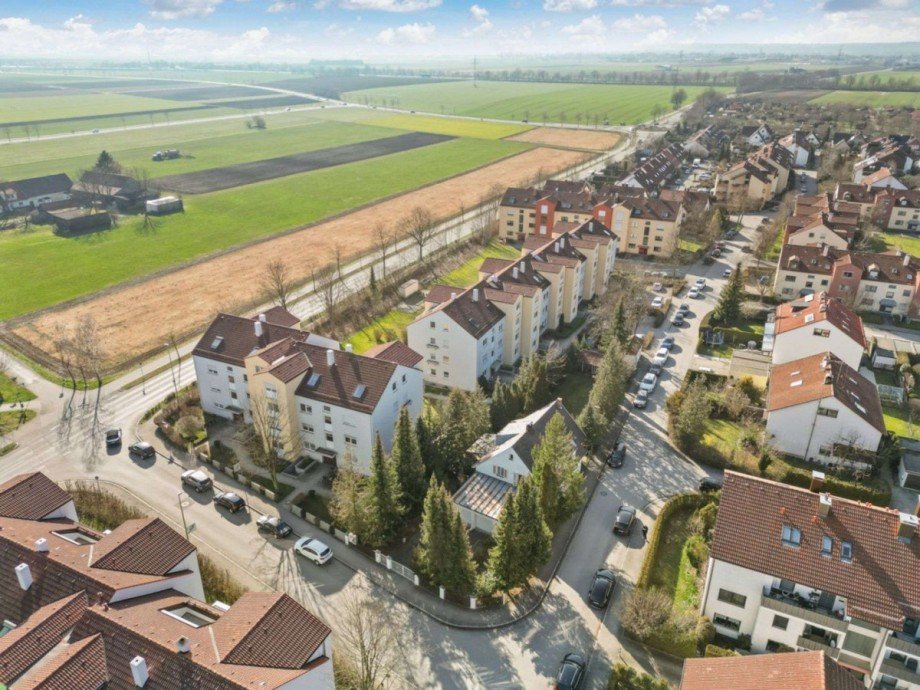 Luftaufnahme Einfamilienhaus K�nigsbrunn