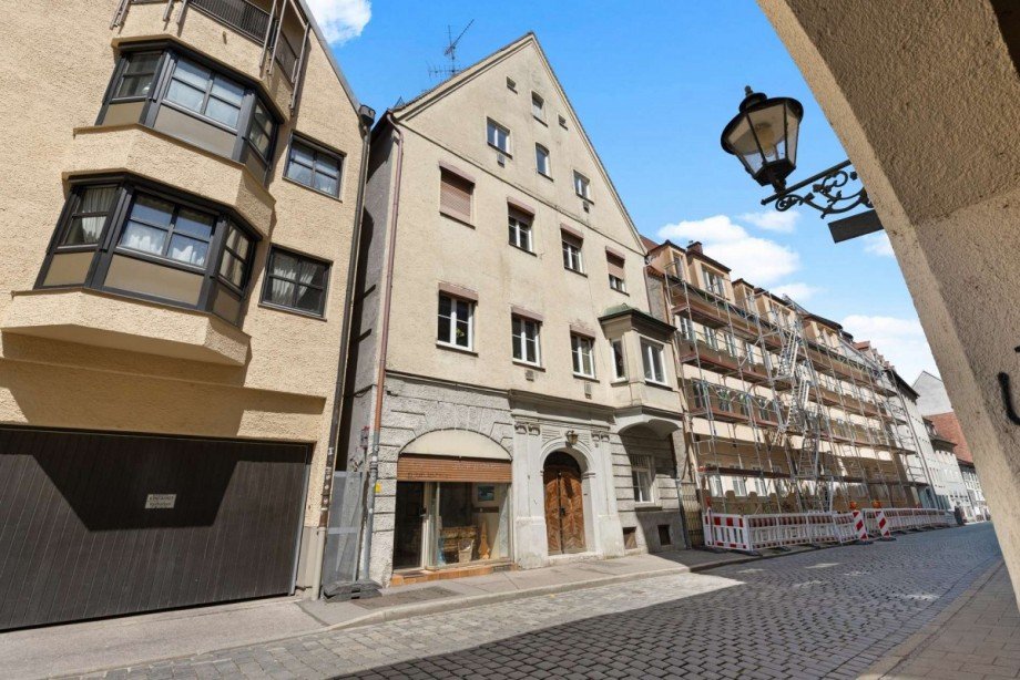 Au�enansicht Mehrfamilienhaus Augsburg