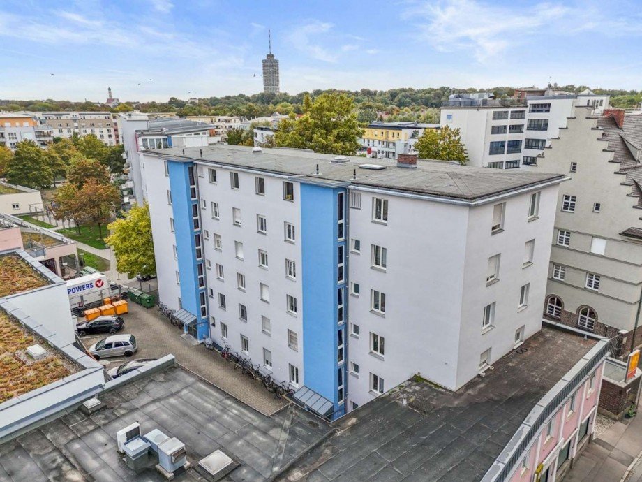 Au�enansicht Etagenwohnung Augsburg