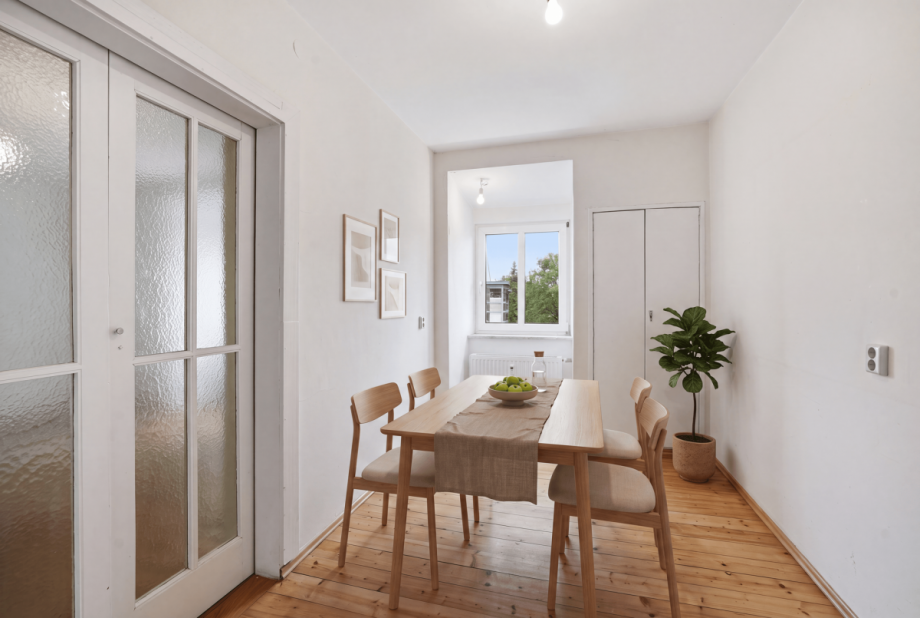 Visualisierung Esszimmer Etagenwohnung Augsburg