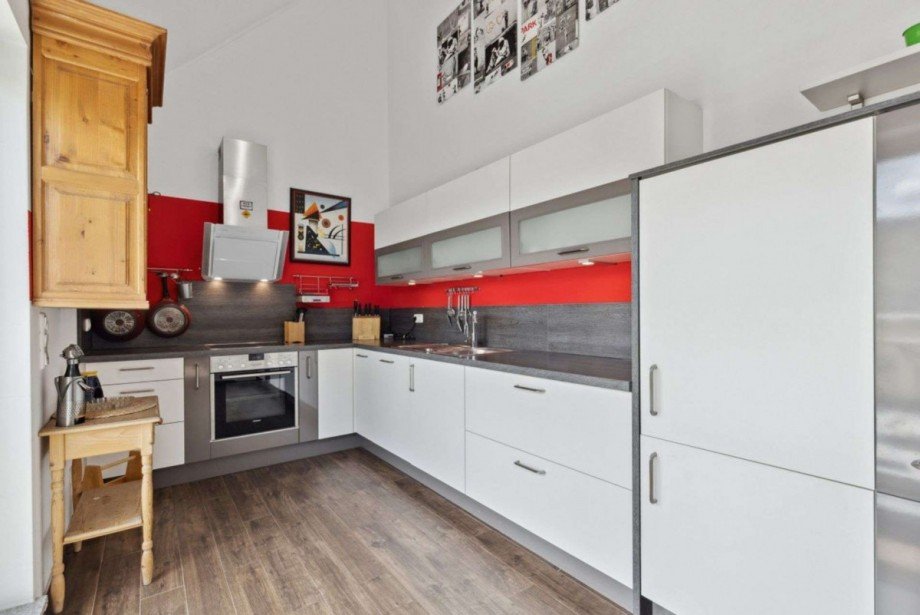 K�che Dachgeschosswohnung Augsburg