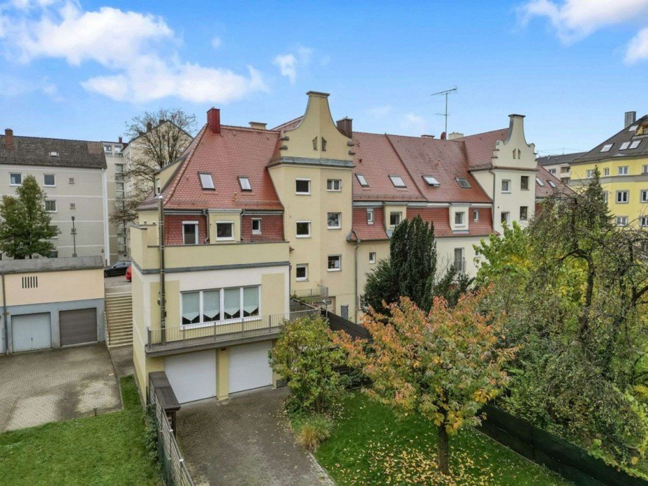 Au�enansicht Doppelhaush�lfte Augsburg