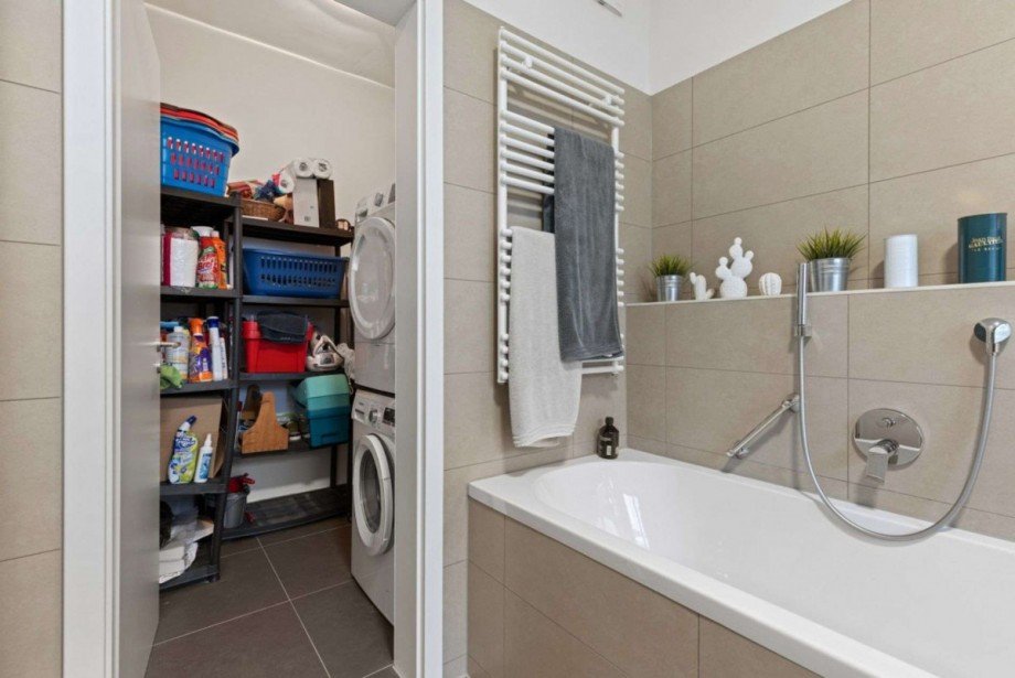 Bad mit Abstellraum Penthousewohnung Augsburg