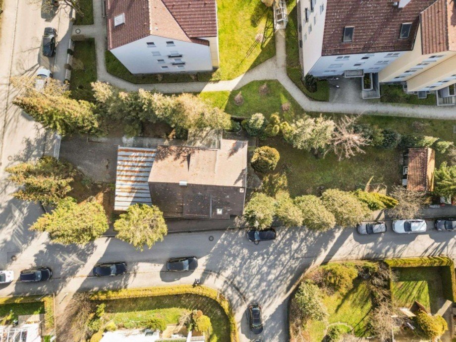 Luftaufnahme Einfamilienhaus K�nigsbrunn