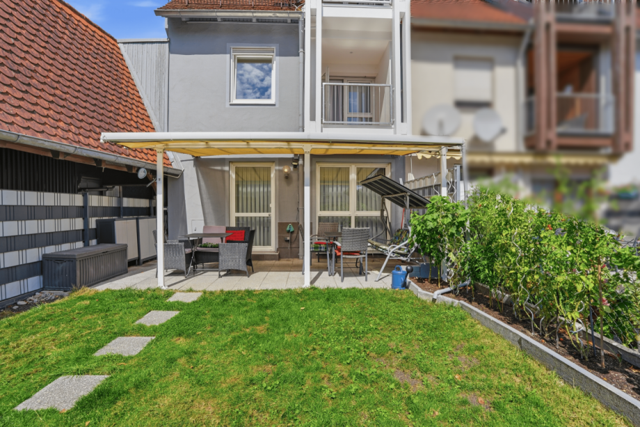 Garten mit Terrasse Reiheneckhaus Augsburg