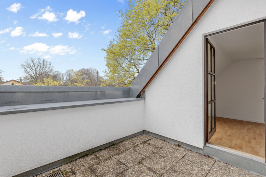 Terrasse Maisonettewohnung Augsburg