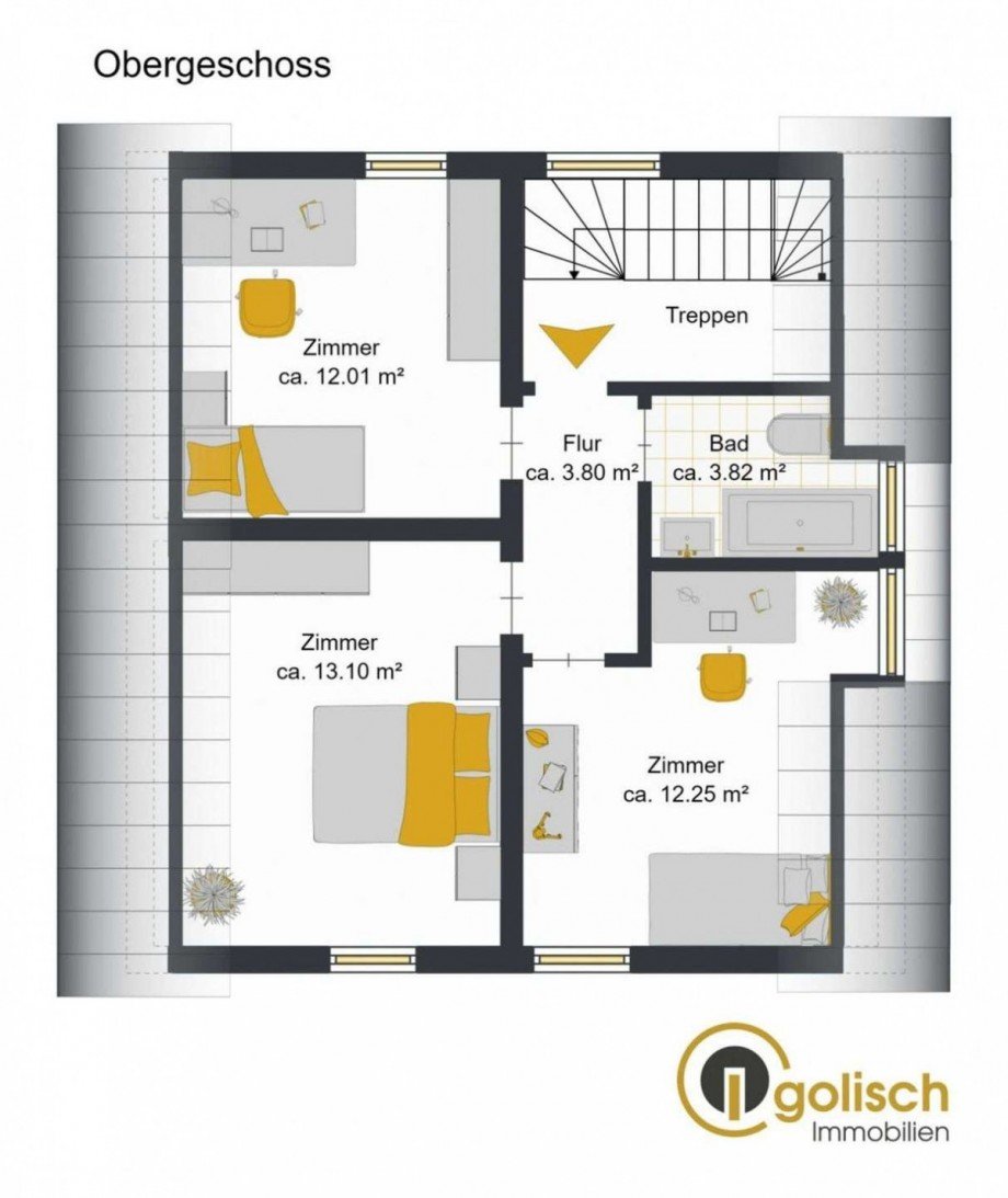 Grundriss OG Einfamilienhaus K�nigsbrunn