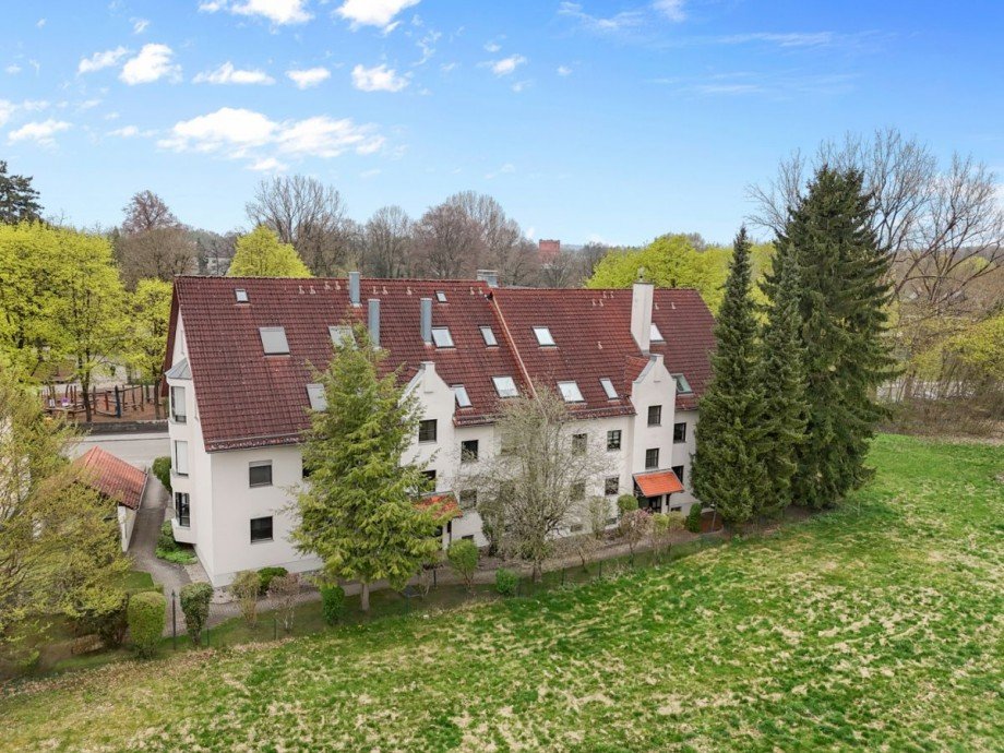 Au�enansicht Maisonettewohnung Augsburg