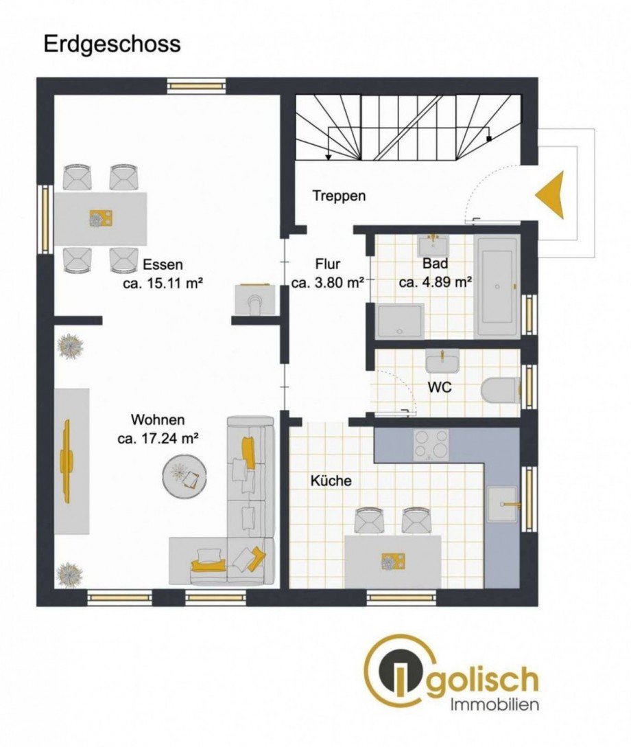 Grundriss EG Einfamilienhaus K�nigsbrunn