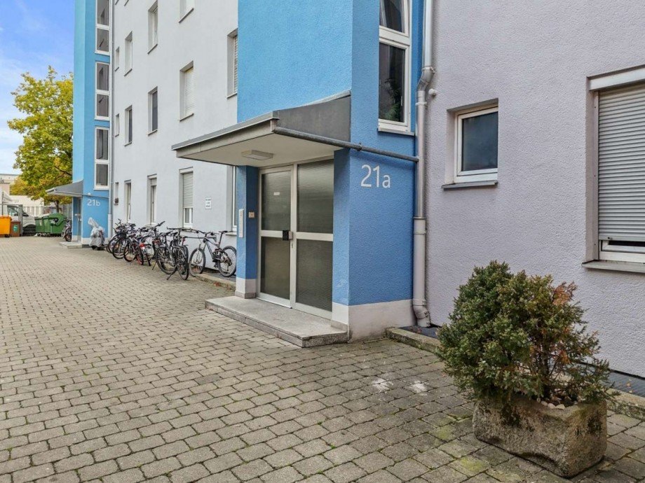 Au�enansicht Etagenwohnung Augsburg