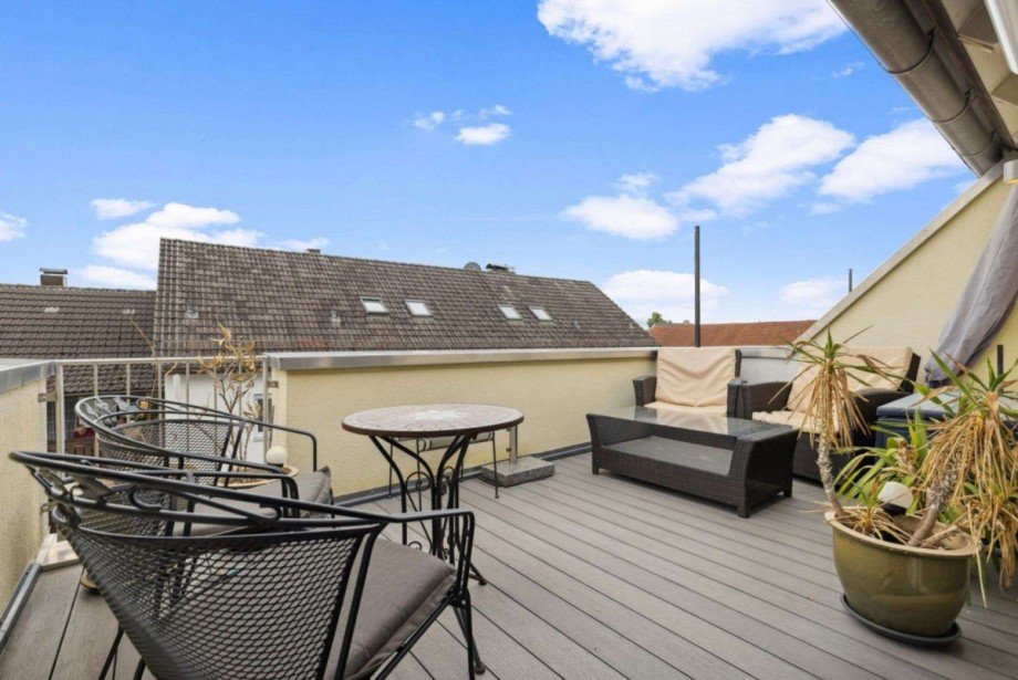 Dachterrasse Dachgeschosswohnung Augsburg