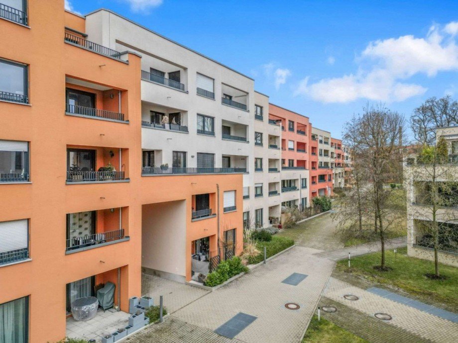 Au�enansicht Etagenwohnung Augsburg
