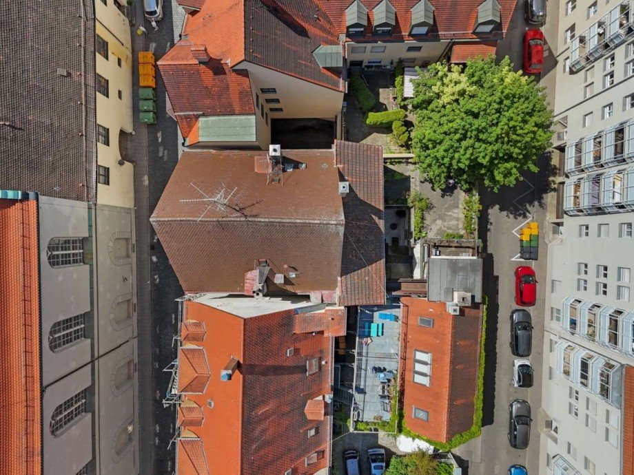 Au�enansicht Mehrfamilienhaus Augsburg