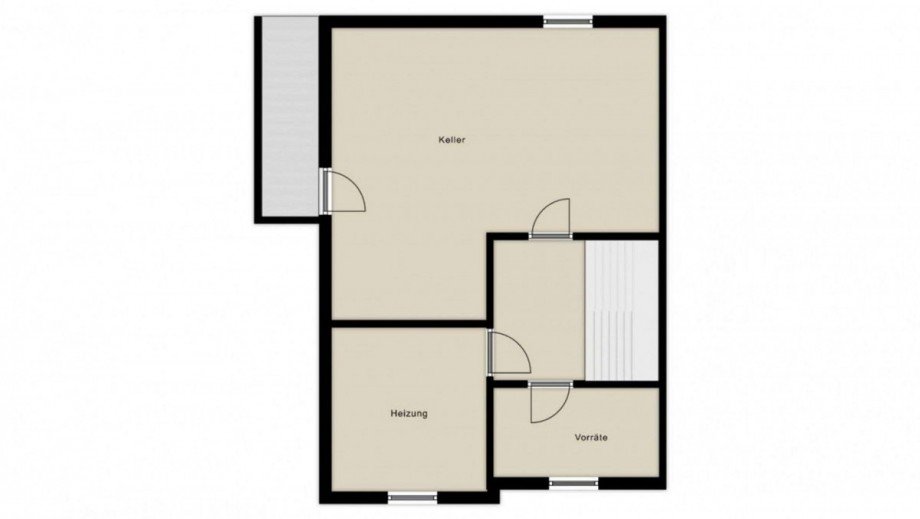 Grundriss KG 2D Reiheneckhaus Augsburg