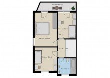 Grundriss OG 2D Eine interessante Alternative: ERBBAURECHT  Tolles Reiheneckhaus mit Ausbaupotenzial