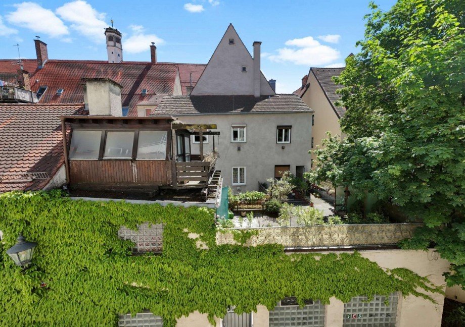 Au�enansicht Mehrfamilienhaus Augsburg