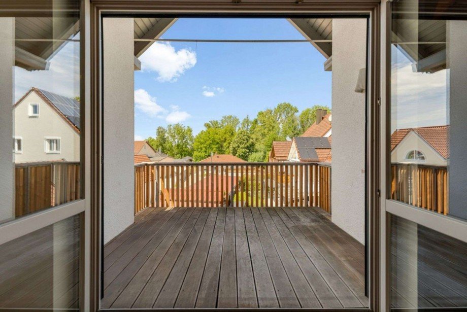 Balkon Dachgeschosswohnung Kissing